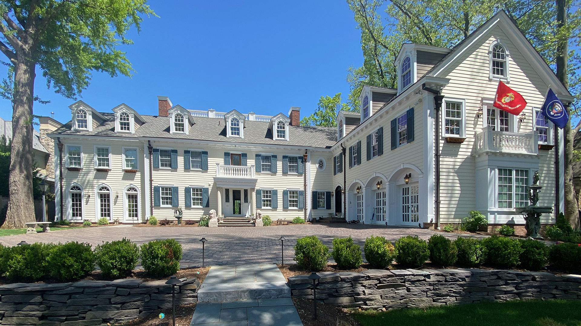 Large colonial three story home in New Hope, PA